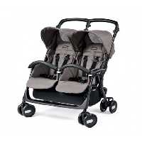 کالسکه دوقلو رنگ بژ پگ پرگو Peg-Perego Aria Shopper Twin