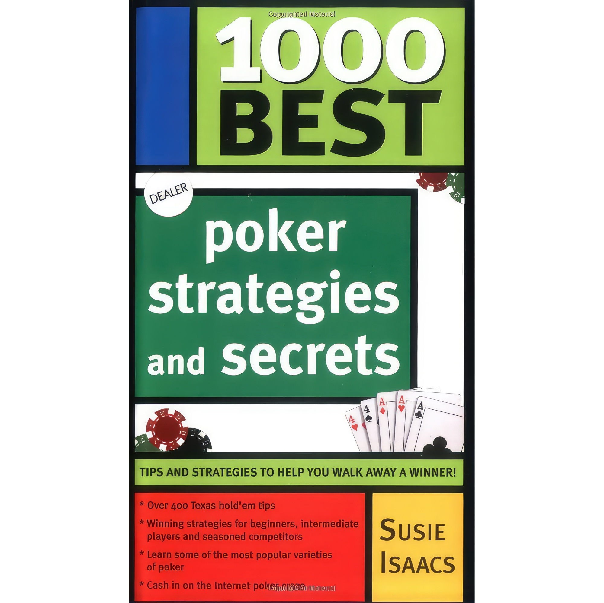 کتاب زبان اصلی  Best Poker Strategies and Secrets اثر Susie Isaacs