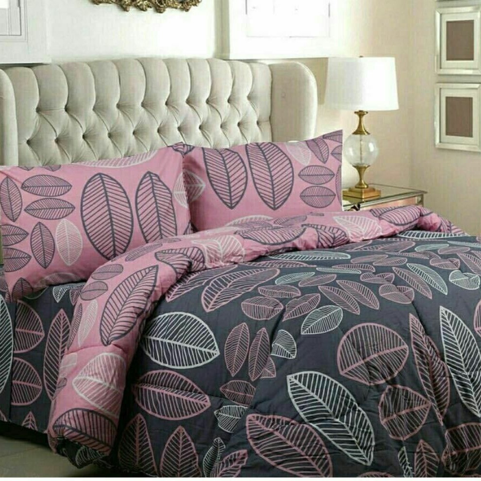 روتختی دونفره شیش تیکه طرح برگ ارسال رایگان 