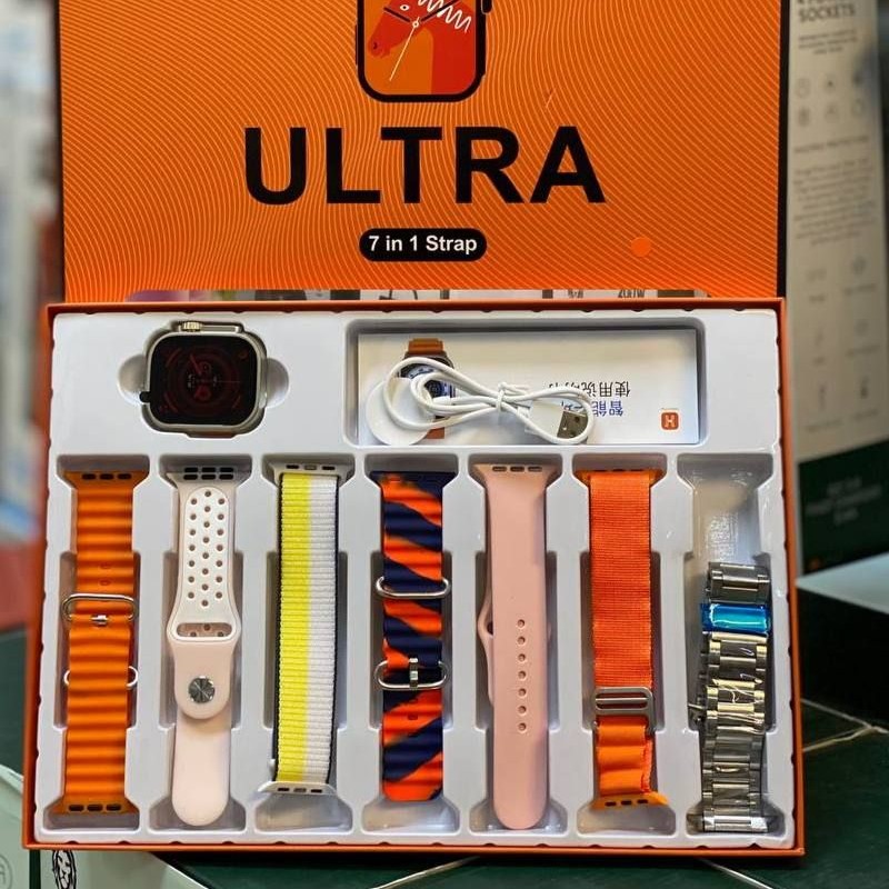 پک ساعت هوشمند اولترا با 7 بند مدل جدید 2023