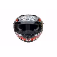 کلاه کاسکت موتورسیکلت خاکستری KASK ZS 811A SLV S 01 AL 38 سیاه ZEUS