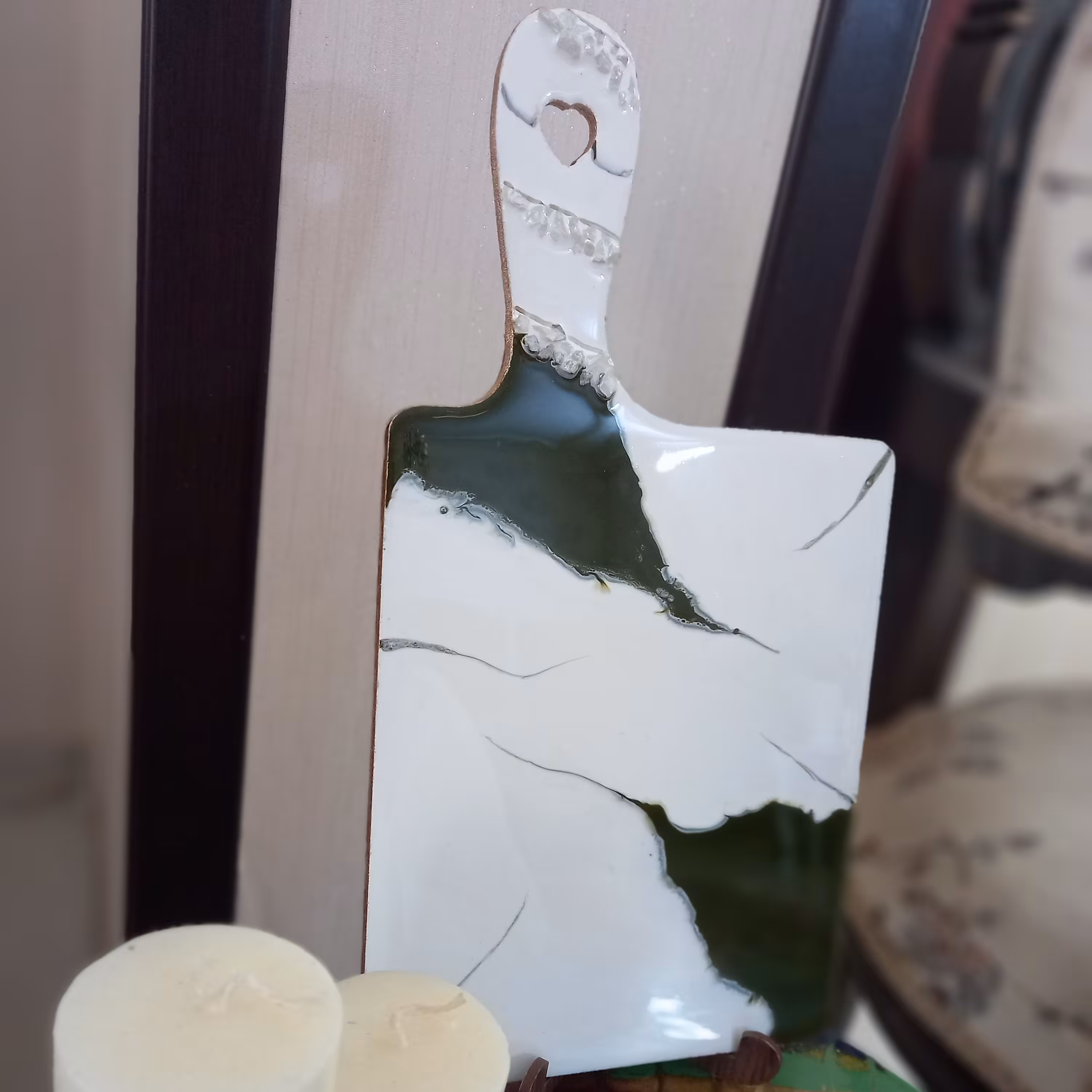 تخته سرو مستطیل سفید برای صبحانه و دورهمی