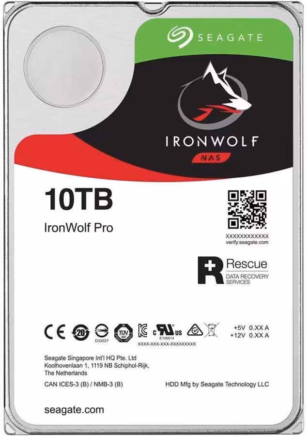 هارد دیسک سیگیت مدل ST10000NE0008 IronWolf Pro با ظرفیت 10 ترابایت