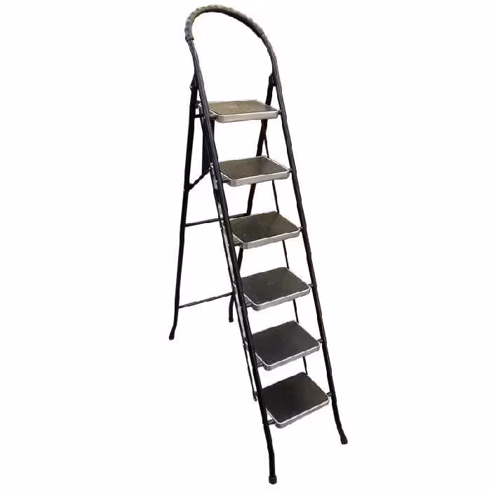 نردبان 6 پله ایران یاس مدل 04( ارسال با باربری به صورت پس کرایه بر عهده مشتری  میباشد )