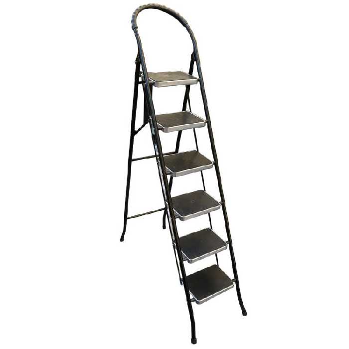 نردبان 6 پله ایران یاس مدل 04( ارسال با باربری به صورت پس کرایه بر عهده مشتری  میباشد )