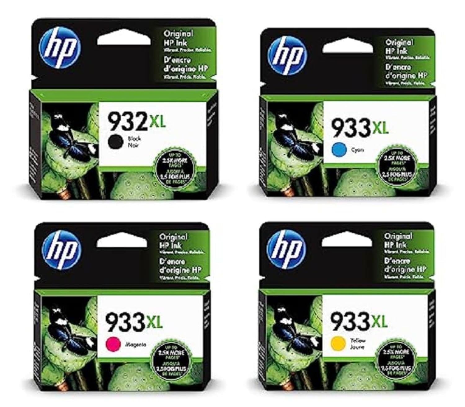 کیت کارتریج جوهرافشان اچ پی مدل 932XL-933XL