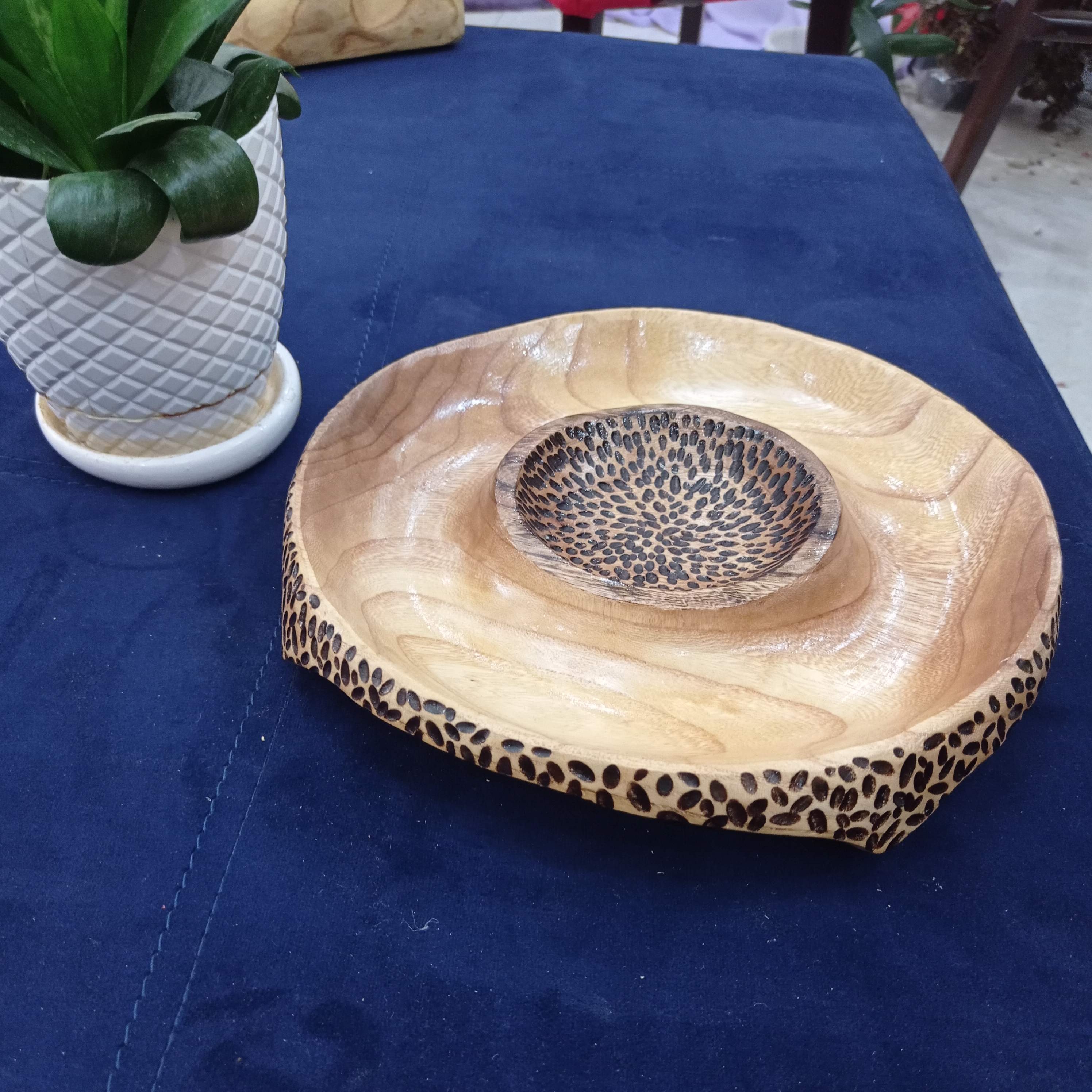 آجیل خوری چوبی روستیک
