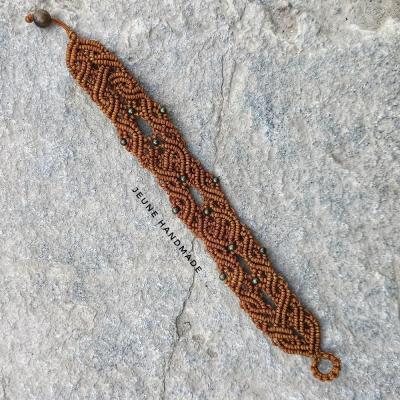 دستبند کوچه‌ و پس کوچه ( قهوه‌ای )