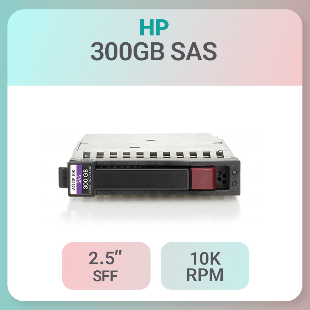 هارد سرور 300GB SAS 10K استوک
