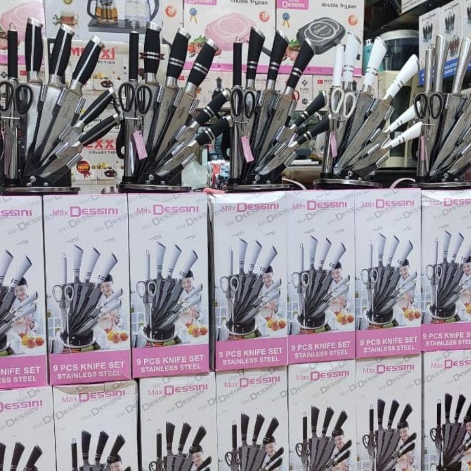 ست چاقو آشپزخانه 9 تکه برند دسینی