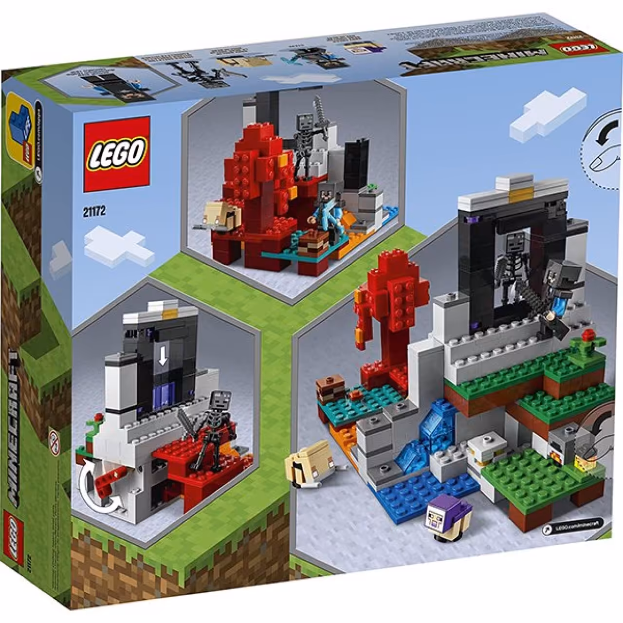 ساختنی لگو مدل The Ruined Portal کد 21172