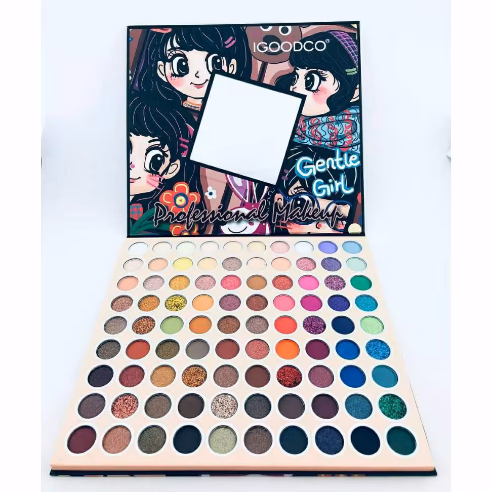 پالت سایه 90رنگ طرح دختر آیگودکو 