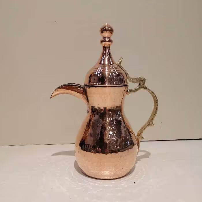 دلو قهوه جوش و شیر جوش مسی