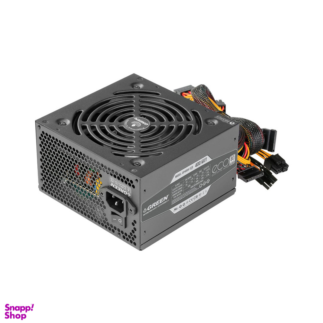 پاور گرین مدل GP400A-ECO REV3.1 80Plus Standard توان 400 وات