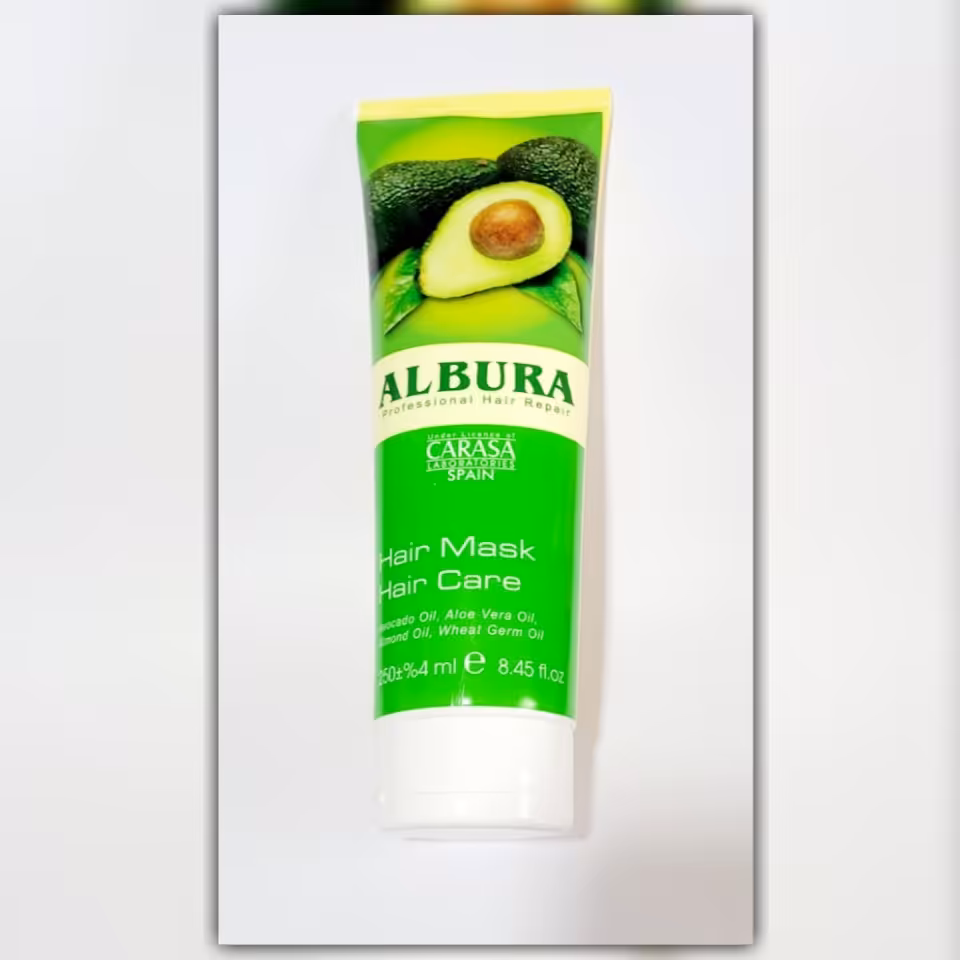 ماسک مو آلبورا تیوپی 250 میل تحت لیسانس شرکت carasaاسپانیا