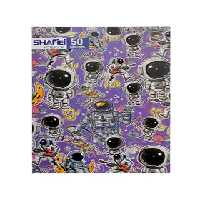 دفتر مشق 50 برگ شفیعی طرح فضانورد - چی بخونم