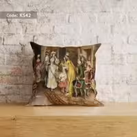 کاور کوسن طرحدار نقاشی کلاسیک دو برند درنیکا