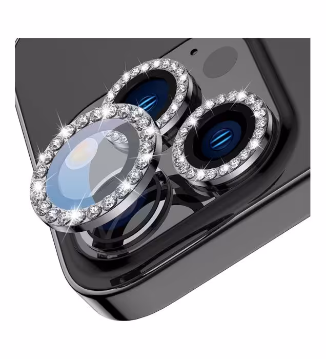 محافظ لنز دوربین گوشی اپل آیفون 13 / 13 Mini / 12 Pro Max مدل نگین دار