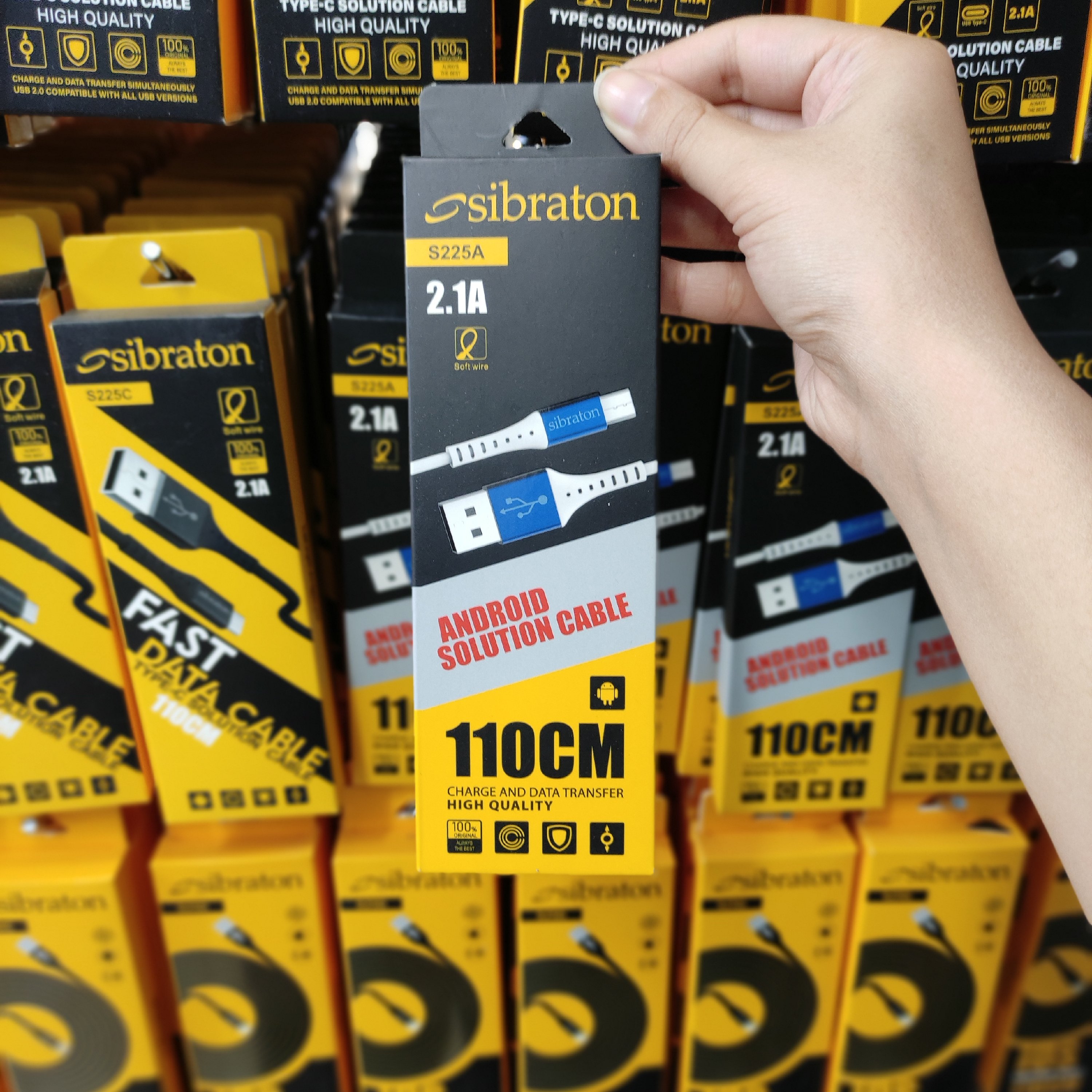 کابل شارژر  اندرویید برند Sibraton , S225A