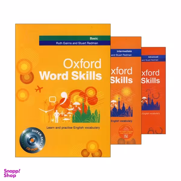 کتاب Oxford Word Skills اثر Ruth Gairns and Stuart Redman انتشارات آریونا 3 جلدی