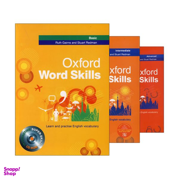کتاب Oxford Word Skills اثر Ruth Gairns and Stuart Redman انتشارات آریونا 3 جلدی