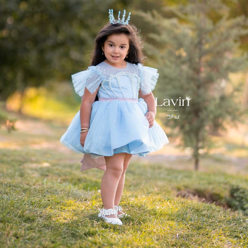 لباس مجلسی و پرنسسی دخترانه مدل صدف