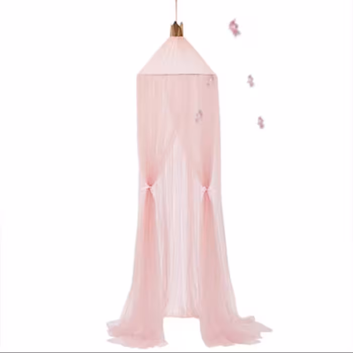 طوسی ،  تور تخت خواب و پشه بند کودک و نوجوان تاج دار