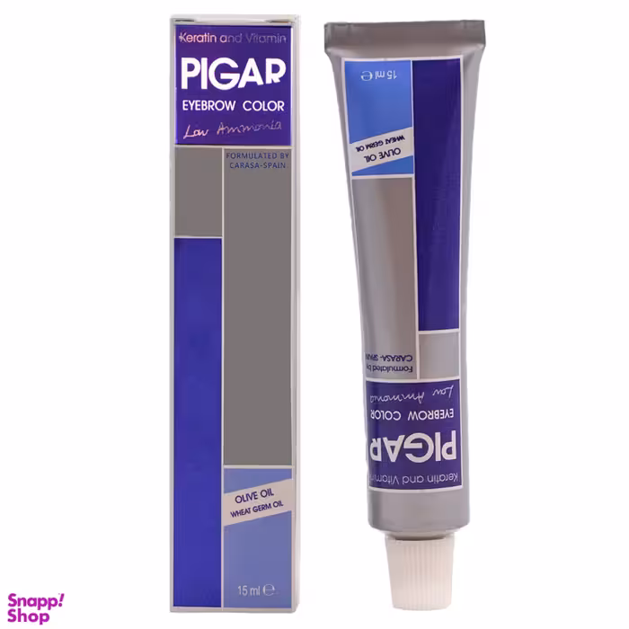 رنگ ابرو پیگار شماره 7 رنگ قهوه ای فررا حجم 15 میلی لیتر