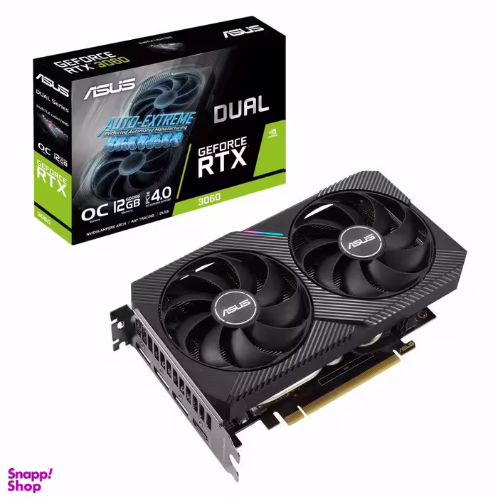 کارت گرافیک ایسوس (Asus) مدل Dual Rtx 3060 O12G