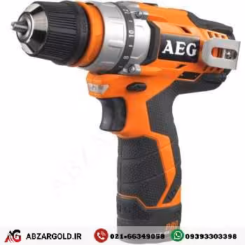 دریل پیچ گوشتی چکشی شارژی 12 ولت لیتیوم 2 سرعته آاگ مدل BSB1