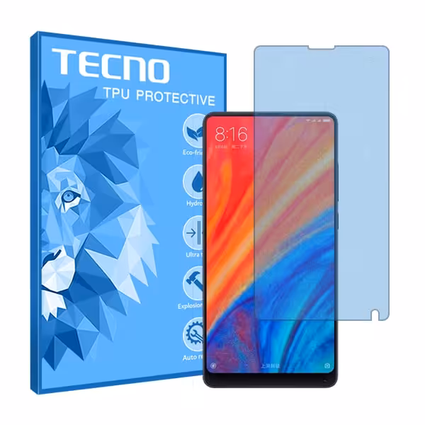 گلس شیائومی Mi Mix 2S مدل مات آنتی بلو برند تکنو کد S