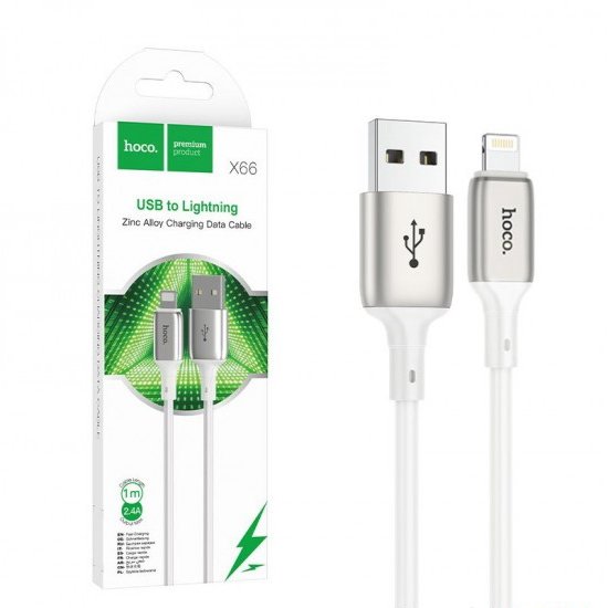 کابل شارژ آیفون طول 1 متر هوکو (hoco) مدل X66


