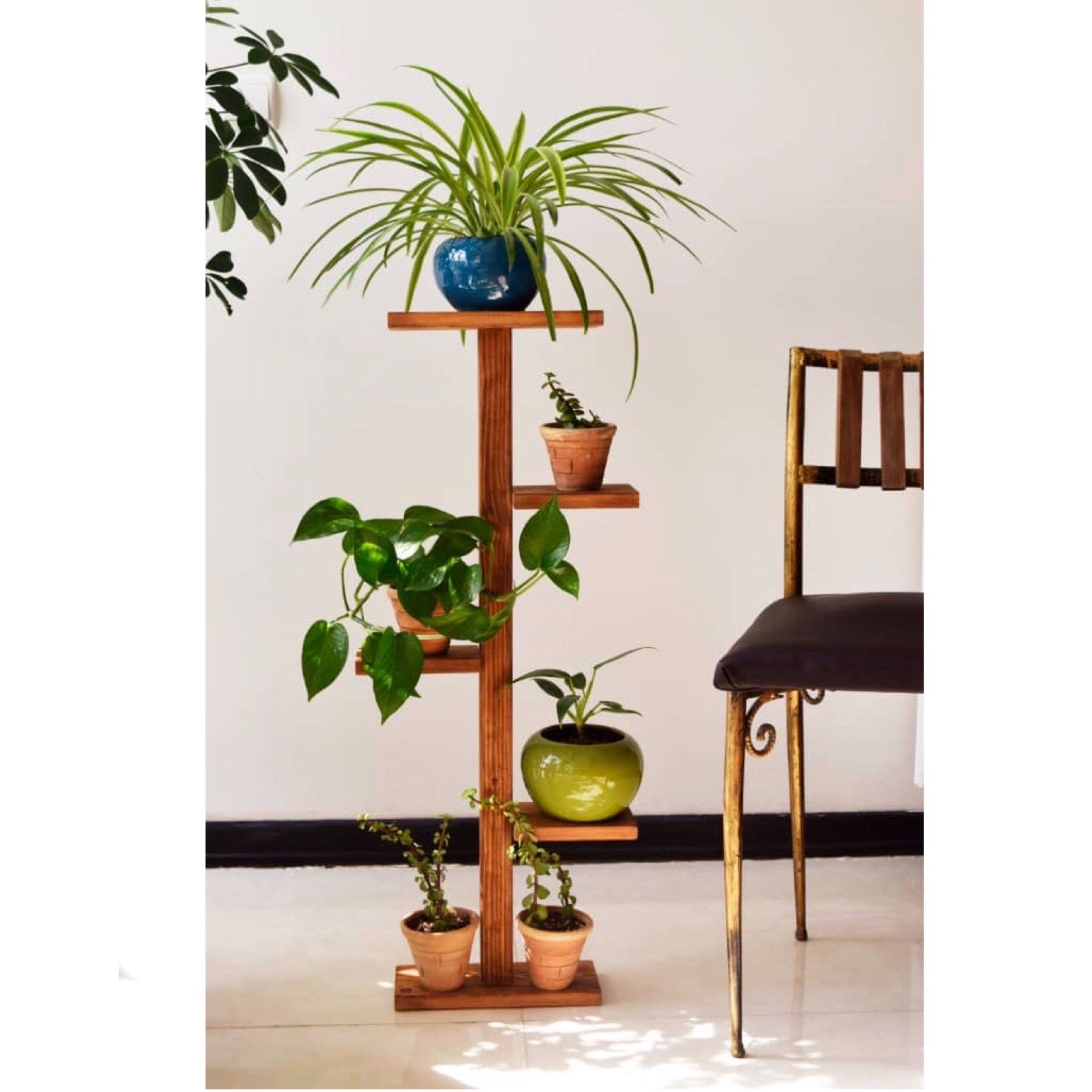 استند گلدان روستیک دکور مدل W1513 