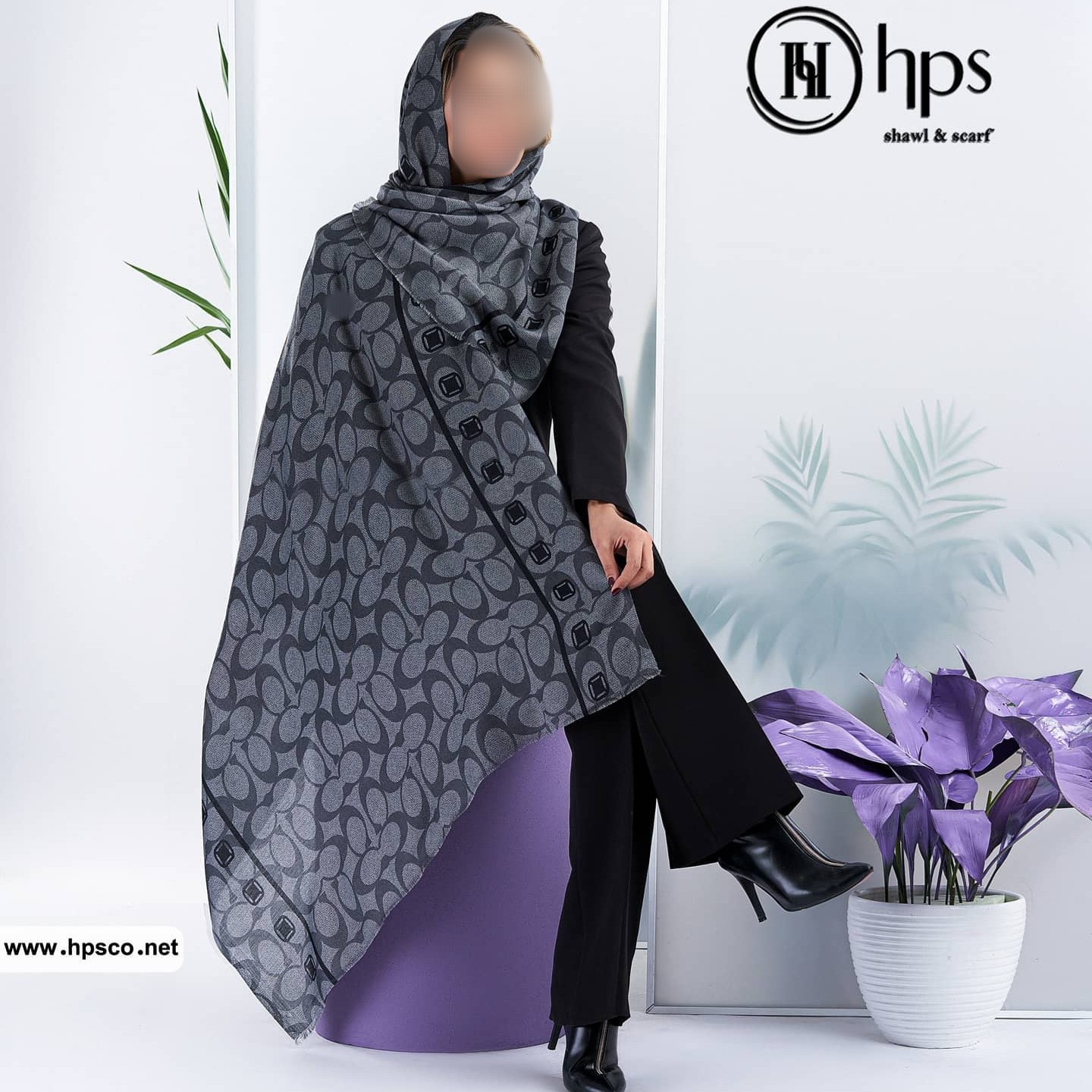 شال نخی چهار فصل قواره دار