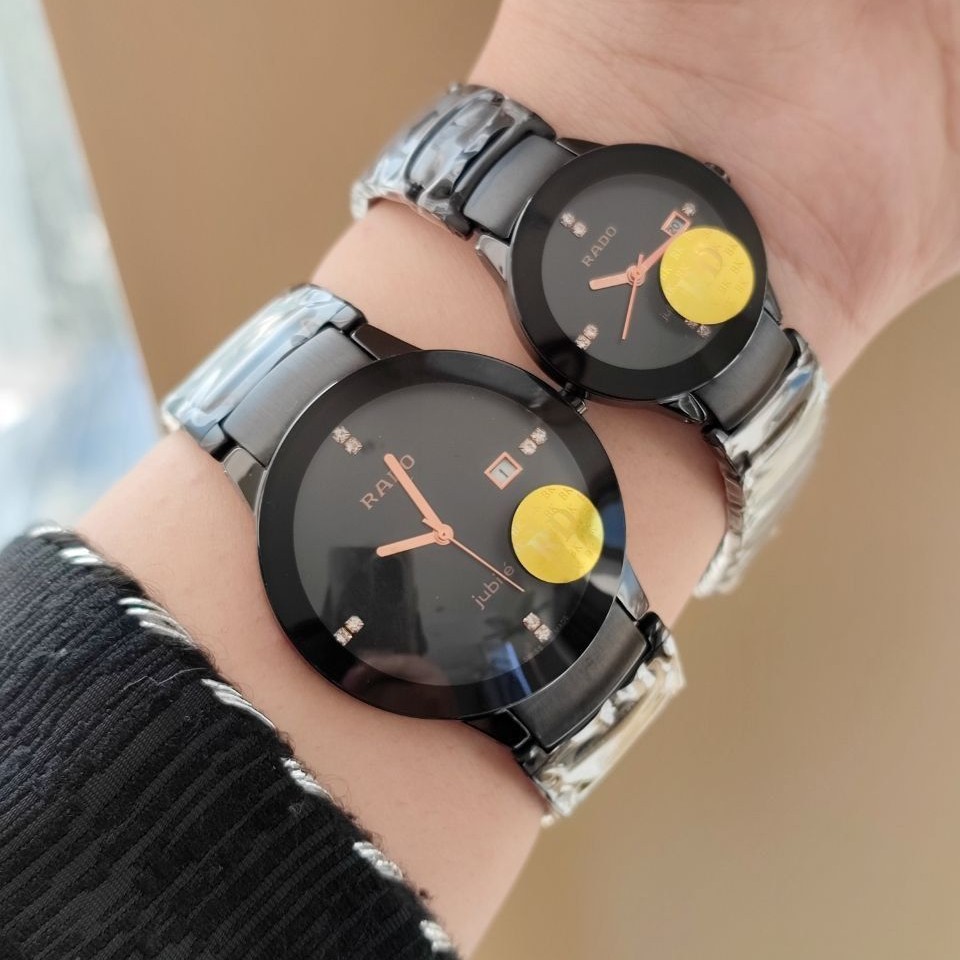 ست ساعت زنانه و مردانه برند معروف رادو 
