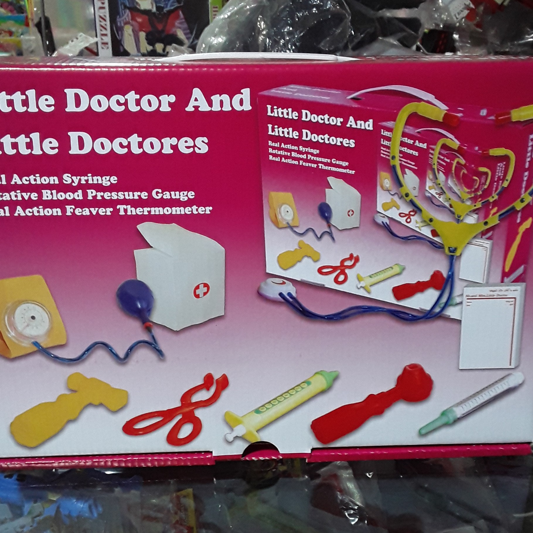 اسباب بازی سِت لوازم پزشکی 8 تیکه با جعبه ی دسته دار 