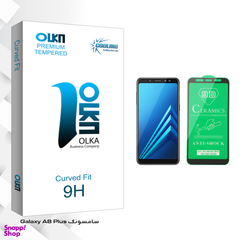 محافظ صفحه نمایش سرامیکی کولینگ مدل Olka glass مناسب برای گوشی موبایل سامسونگ Galaxy A8 Plus