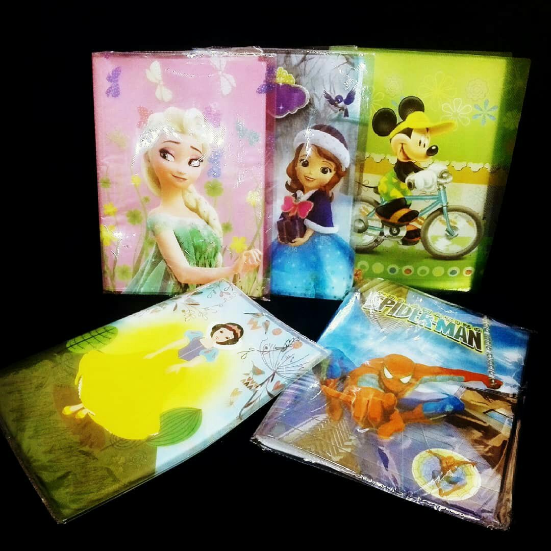 کلربوک یا پوشه کار 80 برگ فانتزی