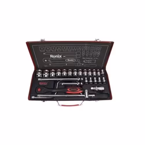 مجموعه 24 عددی آچار بکس رونیکس مدل RH-2624