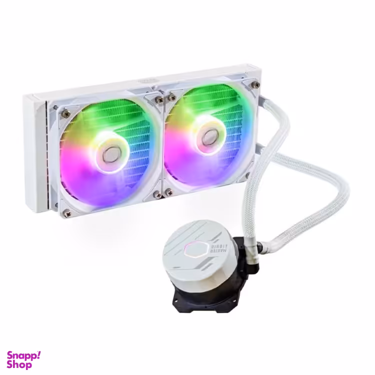 خنک کننده مایع پردازنده کولر مستر مدل Master LiquiD 240L CORE ARGB White