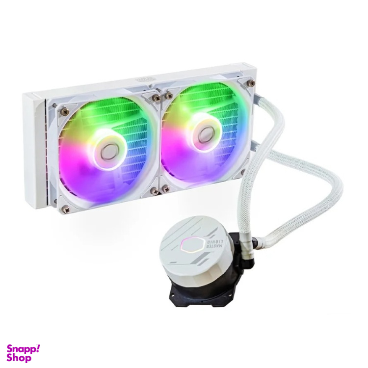 خنک کننده مایع پردازنده کولر مستر مدل Master LiquiD 240L CORE ARGB White