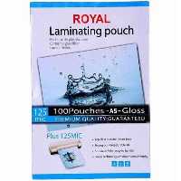 خرید طلق پرس A5 براق 125 میکرون خارجی (ROYAL،HF،AX) بسته 100 عددی