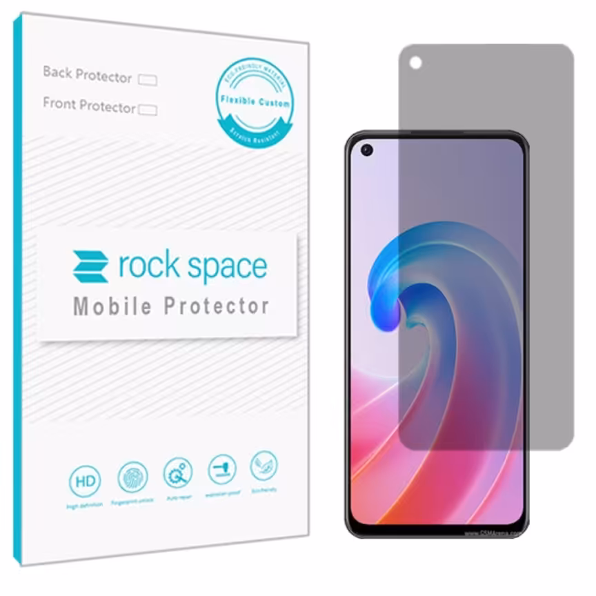 گلس پرایوسی (حریم شخصی)نانو و ضد ضربه گوشی اپو A96 برند راک اسپیس