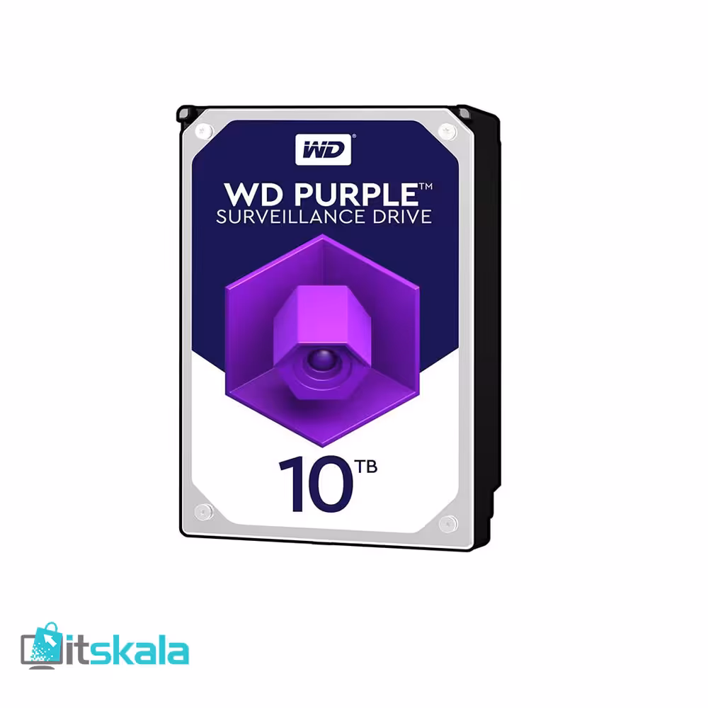 قیمت و خرید هارددیسک اینترنال وسترن دیجیتال مدل Purple WD100PURZ ظرفیت 10 ترابایت | ITSKALA