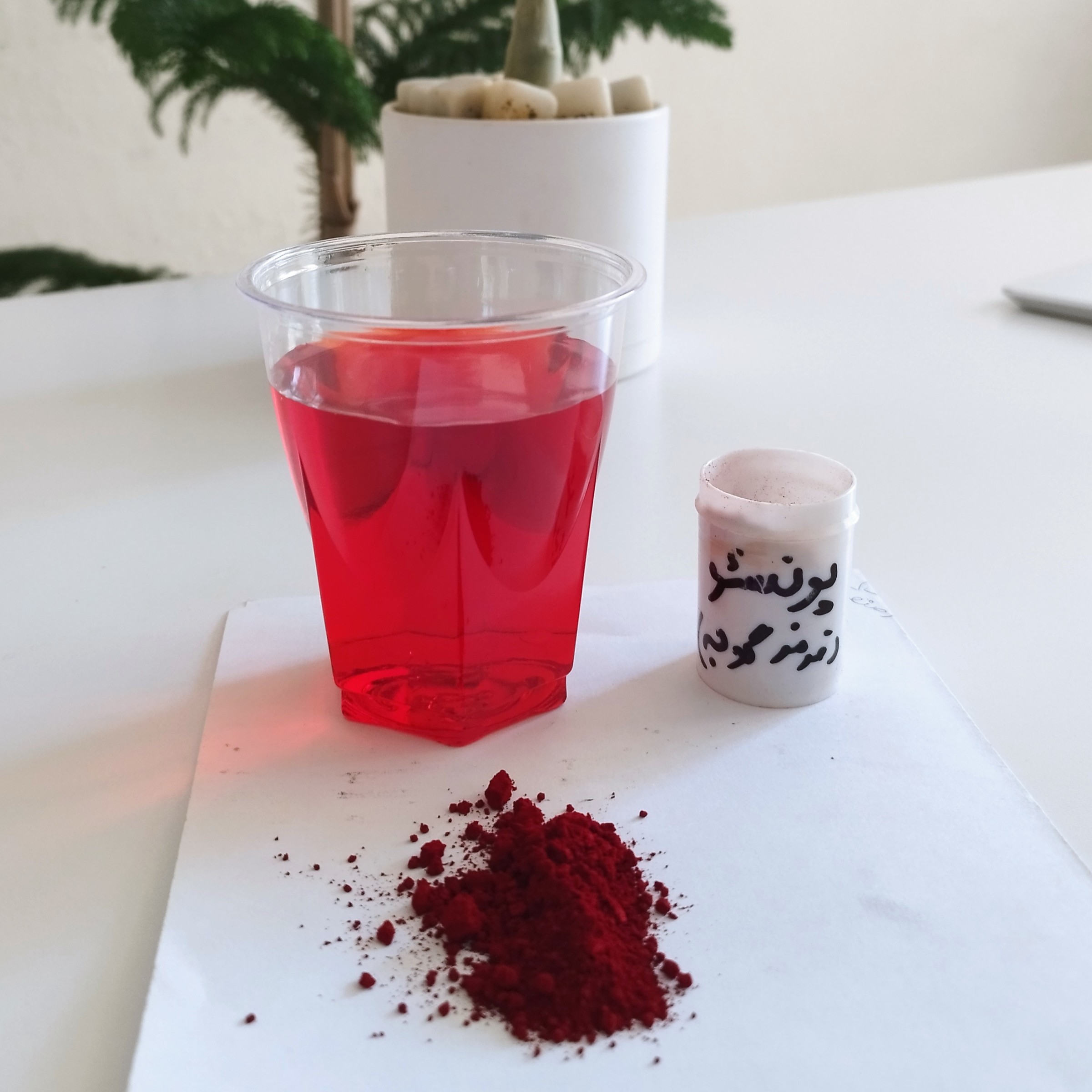 رنگ قرمز گوجه ای خوراکی رنگ پونسئو پونسیو 10 گرمی هندی