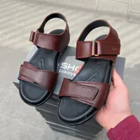 صندل مردانه تمام چرم شمس مدل Z1 