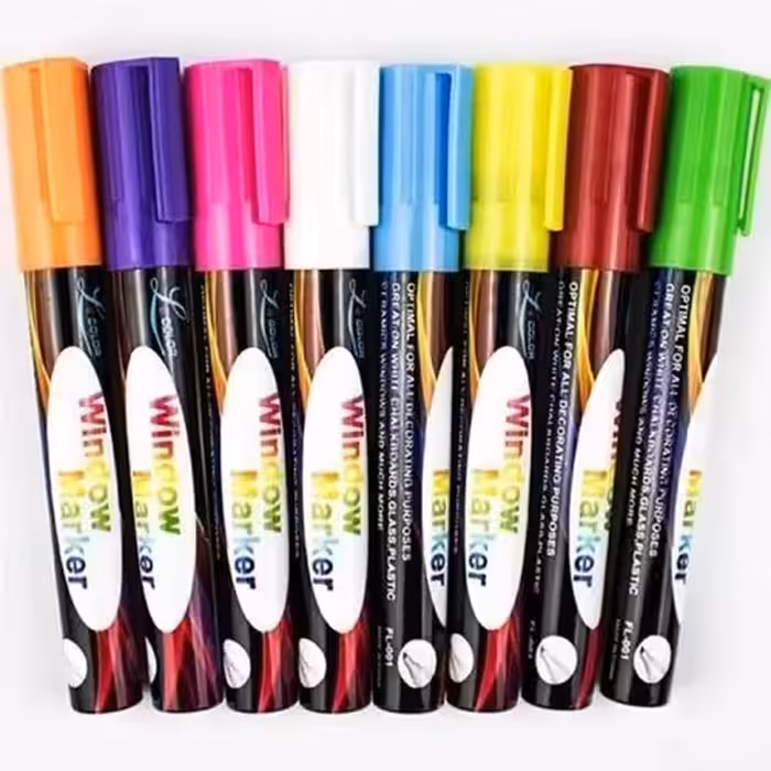 ماژیک وایت برد ال کالر مدل FL-001 بسته هشت عددی