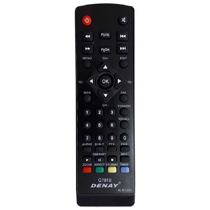ریموت کنترل گیرنده دیجیتال دنای مدل 7818