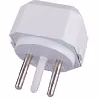 سه شاخه تلفن تک سوکت رنگ سفید