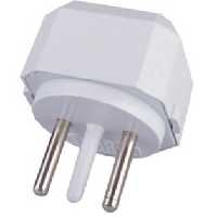 سه شاخه تلفن تک سوکت رنگ سفید